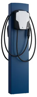 Produktbild von ABL Wallbox Standfuß EnergizeStand for Two mit Bodenanker Blau