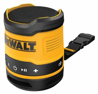 DEWALT Bluetooth-Lautsprecher DCR009 mit USB-C Ladeanschluss und Li-Ion Akku