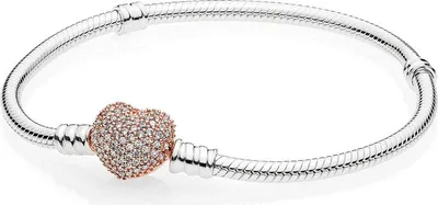 Produktbild von Pandora Armband mit Pavé-Herzverschluss 586292CZ-17