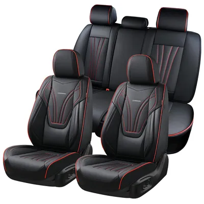 Produktbild von Coverado Autositzbezüge, komplettes Set, 5-teiliges Autositzschoner mit Lendenwi