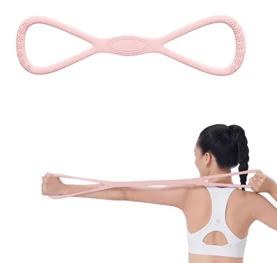Image de Bande de résistance avec poignées ergonomiques pour entraînement multifonctionnel