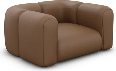 Produktbild von Kunstleder Sessel Belio Braun