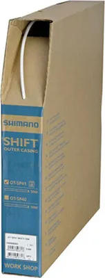 Produktbild von SHIMANO Schaltzugaußenhülle OT-SP41 50 m Schaltzugaußenhülle, Weiß