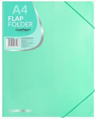 Produktbild von CoolPack 81483CP, Konventioneller Dateiordner, A4, Grün, Porträt, Gummiband, Schreibtischfach, Box-Dateiordner