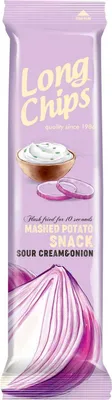Produktbild von Long Chips Sour Cream & Onion Kartoffelsnack 75g