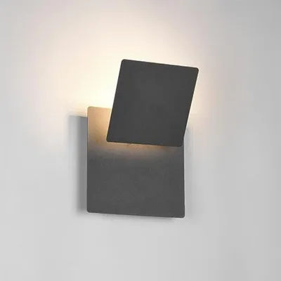 Image de Luminaires TRIO - Applique murale LED MIO noire BH 18 x 18 cm noire