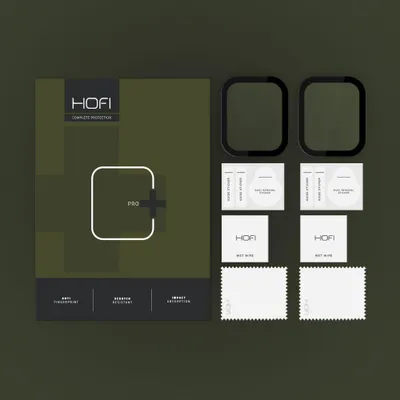 Produktbild von Hofi Hybrid Pro+ 2er-Pack Apple Watch 10 (46 Mm) Schwarz