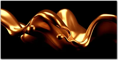 Produktbild von Coloray Küchenrückwand 120x60 Spritzschutz aus Glas - Kaffee Welle