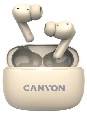 Produktbild von Canyon CNS-TWS10BG, True Wireless Stereo (TWS), Anrufe/Musik/Sport/Alltag, 20 - 20000 Hz, 42,5 g, Kopfhörer, Beige