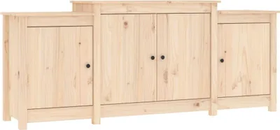 Zdjęcie produktu dla vidaXL Kredens 164x37x68 cm lite drewno sosnowe