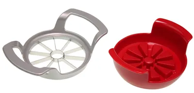 Obrázek produktu pro Dělička na jablka a hrušky Westmark s krájecí deskou, Divisorex special, hliník, nerezová ocel, ABS, 51112260