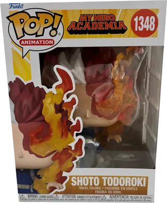 A Funko Pop! vinyl figure of Shoto Todoroki from My Hero Academia in its packaging.