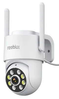 Immagine prodotto di Telecamera di sorveglianza da esterno - 1080p - Visione notturna a colori - IP66 impermeabile - Wi-Fi 2,4 GHz