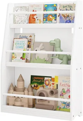 Image de Étagère à livres pour enfants Montessori en bois