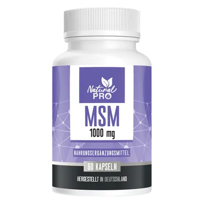 Produktbild von Natural Pro | MSM 1000 MG Tagesdosis HOCHDOSIERT