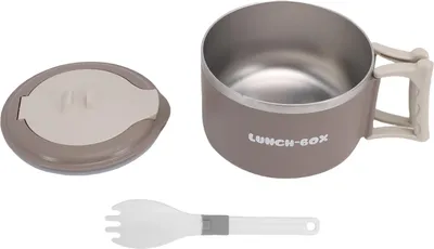 Immagine prodotto di Ciotola per ramen in acciaio inossidabile 316 adatta al microonde per pasta con coperchio, manico pieghevole per insalata, riso, caffè