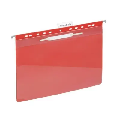 Imagen del producto de Clips de sujeción duraderos, formato DIN A4, color rojo