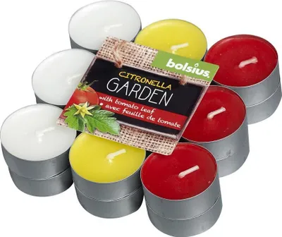 Produktbild von Bolsius Teelichte Tomatenblatt 18 Stück