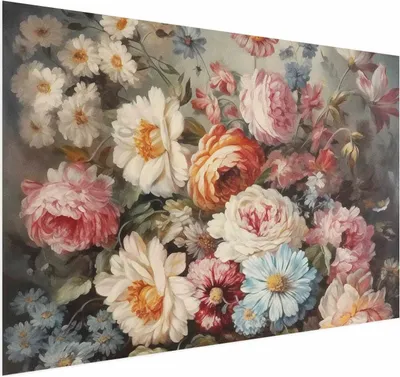 Produktbild von Posterpapier Poster - Scent of Garden Flowers 90x60 cm Blumen b-H-10018-ao-a