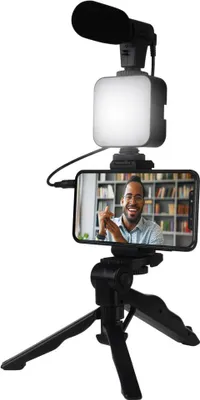 Zdjęcie produktu dla Bigben Connected VLOGKITLIVEB, Czarny, Smartfon, 1 lamp(y)