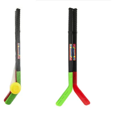 Immagine prodotto di Bastone da hockey 2 pezzi con disco in plastica 70cm
