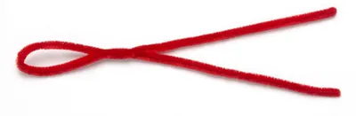 Produktbild von Glorex Biegeplüsch rot 10 Stück