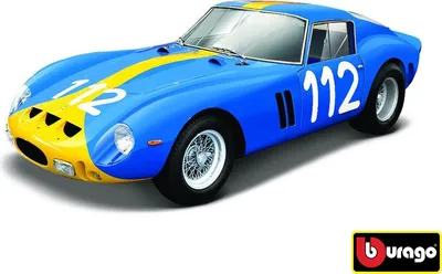 Obrázek produktu pro BBURAGO Ferrari 250 GTO, Model sportovního automobilu, Sestavený, 1:24, Ferrari Racing 250 GTO, Jakékoliv pohlaví, Kov, Plast