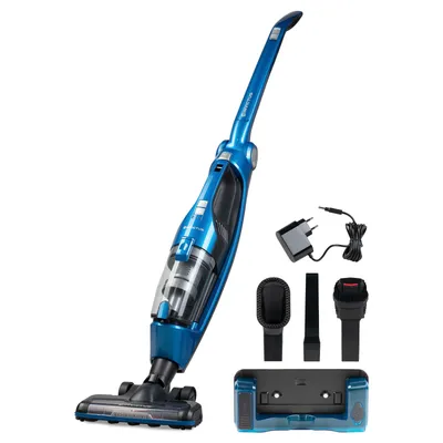 Produktbild von Genius Invictus M7, Stabstaubsauger, Beutellos, Schwarz, Blau, Rechteckig, Trocken&Nass, Standard-Griff