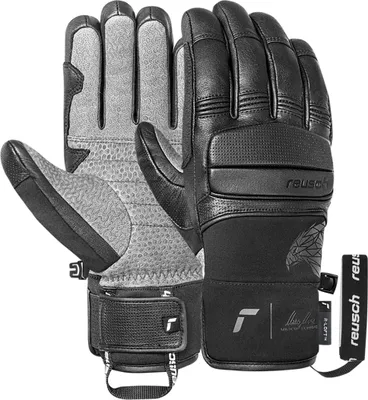 Produktbild von Reusch Fingerhandschuhe Marco Schwarz mit winddichter und atmungsaktiver Funktion 7700 black 9.5