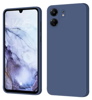 Produktbild von Hülle für Xiaomi Redmi 13C Case Cover Bumper Smartphone Softgrip Schutzhülle Farbe: Lavendelblau