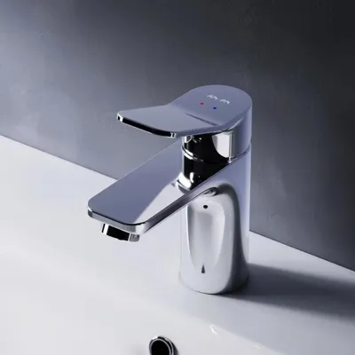 Produktbild von AM.PM Wasserhahn Bad Chrom Waschtischarmatur Bad Armatur Mischbatterie Waschbeckenarmatur Einhebelmischer Badezimmer