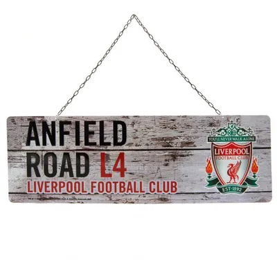 Immagine prodotto di Liverpool FC - Targa, rustica TA8047 (taglia unica) (rosso/bianco/nero)