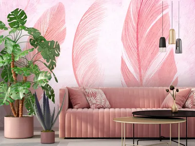 Produktbild von Vlies Fototapete Feder 400x280 cm Tapeten Wandtapete XXL Natur Gefieder Abstrakt Boho b-C-10211-a-b