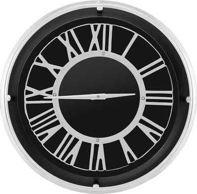 Produktbild von COSTWAY Wanduhr ohne Tickgeräusche, große Funkuhr modern für Wohnzimmer, Büro, Schlafzimmer, schwarz, φ45x14cm