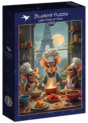 Obrázok produktu pre Puzzle Bluebird – Malí kuchári z Paríža, 1000 dielov