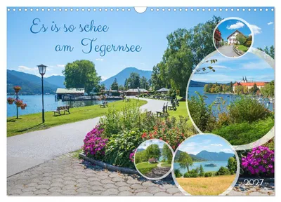 Produktbild von Es is so schee am Tegernsee (Wandkalender 2027 DIN A3 quer), CALVENDO Monatskalender