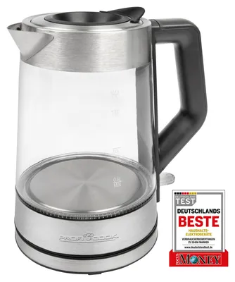Zdjęcie produktu dla Czajnik elektryczny szklany 1,7L ProfiCook PC-WKS 1190 G