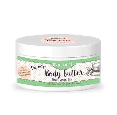 Image de Nacomi Beurre corporel au beurre de karité et à l'huile d'argan Thé vert, 100 ml