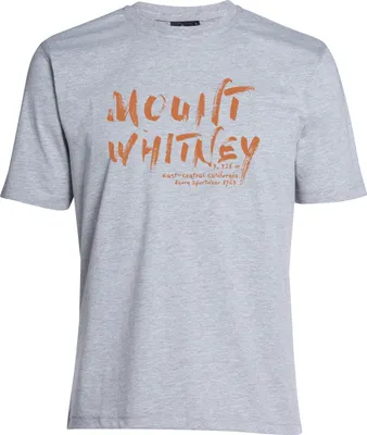 Produktbild von Übergrößen T-Shirt Mount Whitney orange AHORN SPORTSWEAR grey melange 5XL