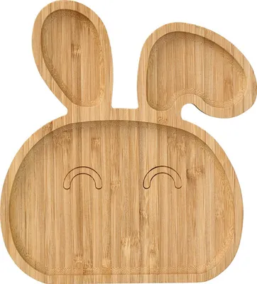 Produktbild von Zeller 25641 Snackteller "Hase", Bambus