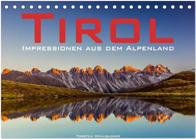 Produktbild von Tirol - Impressionen aus dem Alpenland (Tischkalender 2026 DIN A5 quer), CALVENDO Monatskalender