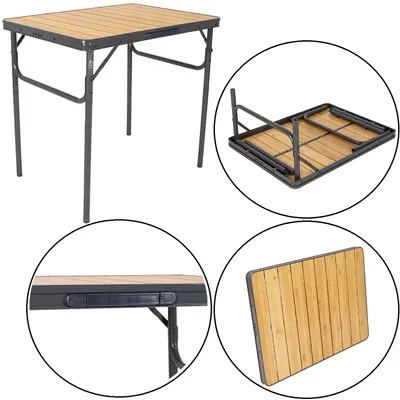 Produktbild von Aluminium Klapptisch 75x55x71 Campingtisch Gartentisch Falttisch Klappbar Tisch