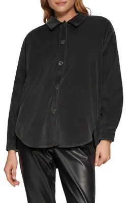 Produktbild von s.Oliver Damen Indoor-Jacke – Cord, Relaxed Fit, Langarm