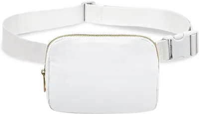 Imagen del producto de Riñonera impermeable de nylon, 22,5 x 14,5 x 3 cm, ajustable, ideal para viajes