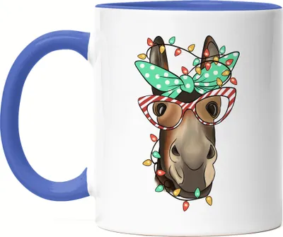 Produktbild von Frohe Weihnachten Tasse Blau Weihnachten Merry Christmas Frohe Weihnachten Weihnachtszeit Heiligabend 24. Dezember
