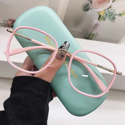 Produktbild von PACIEA Lesebrille Blaulichtfilter Oversized Damen Herren Rosa +300