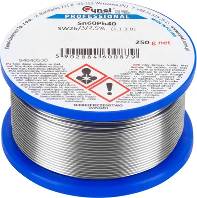 Immagine prodotto di Fludor 1.2mm sn60pb40 rotolo 250g cynel