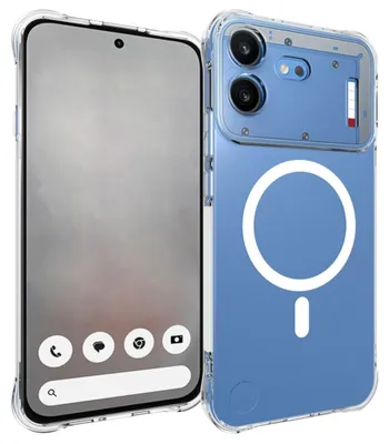 Produktbild von MagSafe Handy Hülle für Nothing Phone 4b Magnetring Stoßschutz Transparent