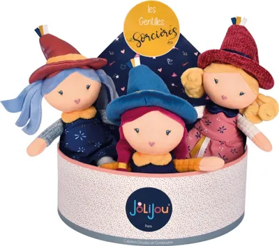 Image de Doudou Jolijou Poupées en tissu Sorcière 24 cm