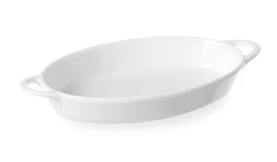 Produktbild von HENDI Tapasschale oval 164x105x30 mm + Handgriff weisses Porzellan